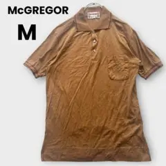McGREGOR マックレガー　ブラウン　M ポロシャツ　半袖　ヴィンテージ