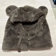 PAIR MANON 耳付きフリース帽子 S ブラウン