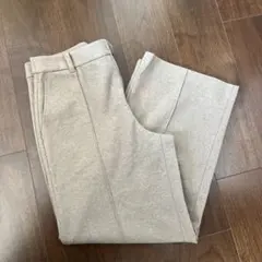 UNIQLO ブラッシュドジャージーワイドパンツ L