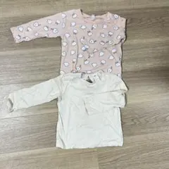 長袖Tシャツ　90 2枚セット　シナぷしゅ