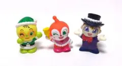 アンパンマン指人形　ソフビ　しらたまさん　メロンパンナちゃん　ドキンちゃん