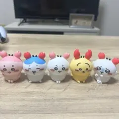 ちいかわ ソフビフィギュア３　まとめ売り　カニカチューシャ　ガチャガチャ