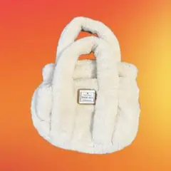 【美品】ファーバッグ キッズ もこもこ ふわふわ ショルダーバッグのサムネイル