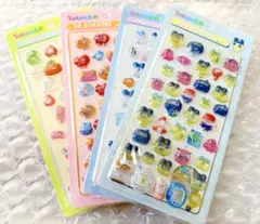 新品 たまごっち 3Dシール 豪華 4枚セット デコシール