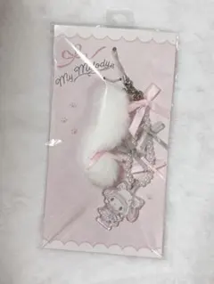 サンリオ 白猫 バレリーナ ストラップ マイメロ