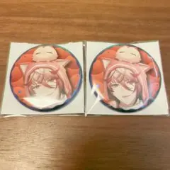 にじさんじ　セラフ 箔押し　缶バッジ　pajama party!