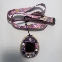 TAMAGOTCHI 4U ピンク チャームストラップ 着せ替えカバー付き - メルカリ