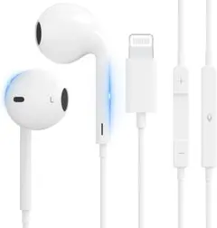 iPhone イヤホン【Apple MFi認証】イヤホン 有線 純正