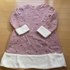 長袖ワンピース 130サイズ ピンク　冬用