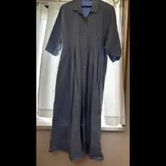 ZARA ワンピース ロング丈 水色 ブルー