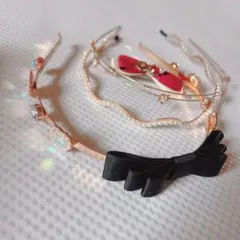 LIZLISA カチューシャ ビジューカチューシャ　おまけ付きのサムネイル