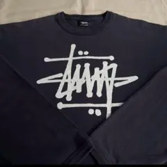 “old stussy” ロゴプリント ロンT L オーバーサイズ