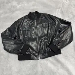 SHEIN ブラックレザージャケット XS
