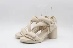 33■新品♪ecco エコー ソフトレザーコンフォートサンダル(38)のサムネイル