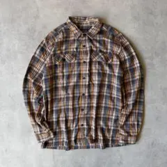 Patagonia 長袖 ネルシャツ オーガニックコットン Lサイズ