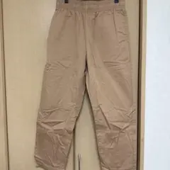 GU ベージュ イージーパンツ
