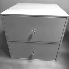 ホワイト カラーボックス 2段