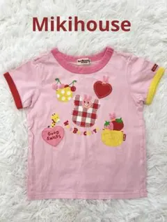 MikihouseHOT BISCUITS フルーツプリント Tシャツ100cm