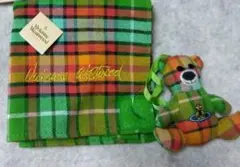 ③　タオルハンカチ　　ヴィヴィアンウエストウッド　マスコット　ぬいぐるみ　ベアー