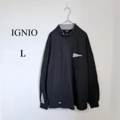 イグニオ◇ハーフジップ 長袖 トップス 黒 グレー Lサイズ メンズのサムネイル