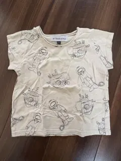arkakama アルカカマ 宇宙飛行士プリント Tシャツ Sのサムネイル