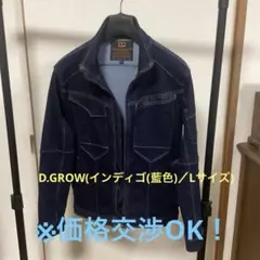 D.GROW デニムジャケット(Lサイズ／インディゴ(藍色))のサムネイル