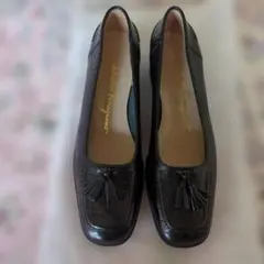 Salvatore Ferragamo ブラック ローファー