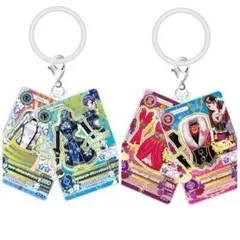 アイカツ！　めじるしアクセサリー　カードチャーム クールA　セクシー　2点