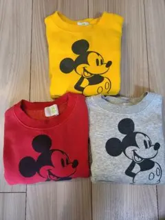 ユニクロ ディズニー ミッキー トレーナー 3点セット サイズ90