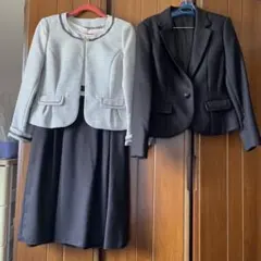 ジャケットとワンピースの3点セット入学式他 サイズ15号