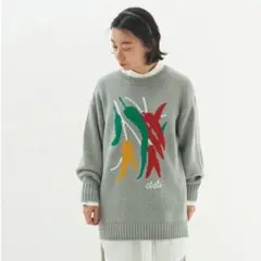 【美品】チリペッパー　ニットプルオーバー　グレー　定価17600円