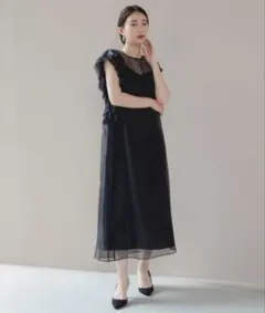 新品未使用】jusglitty美香コラボ カシュクールワンピース M フリル