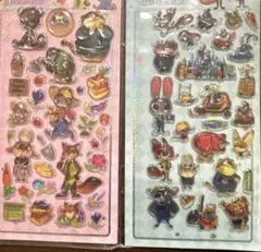 ディズニー　ズートピア　ボンボンドロップ　3D うるちゅる　立体　ぷっくりシール