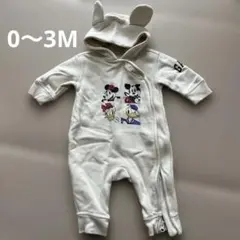 GAPbaby ミッキー・ミニー・ドナルドロンパース　0〜3m(日本サイズ50)