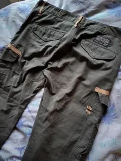 送料込み★EDWIN　エドウィン　カーゴパンツ カーキグリーン系 　sizeL