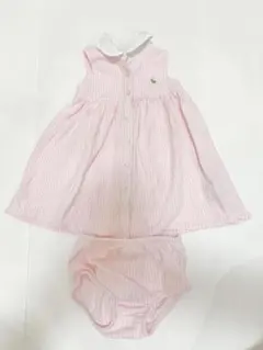 美品 12M ラルフローレン ストライプワンピースのサムネイル