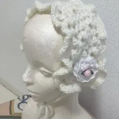 ハンドメイド ヘッドドレス　ヘアアクセサリー　　　 ヘアバンド　カチューシャ