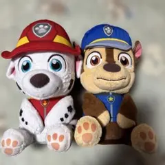 パウパトロール マーシャル & チェイス ぬいぐるみ 約30cm