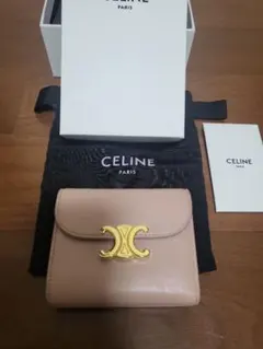 CELINE 三つ折り財布 ピンク※最終値下げのサムネイル