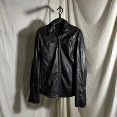 1990s HAMNETT leather shirt WZIP jacketのサムネイル