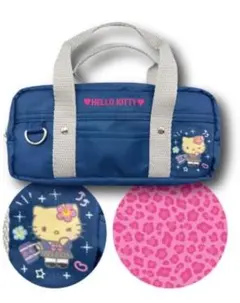 ギャルキティ　スクールバッグ風 マルチポーチ ペンケース メイクポーチ 新品