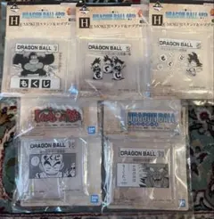 ドラゴンボール1番くじのH賞 もくじスタンド＆ロゴブロック 計7点