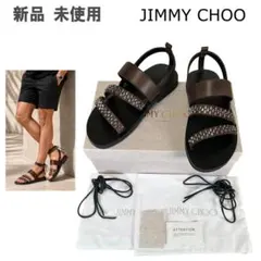 Jimmy Choo ジミーチュウ レザーサンダル グラディエーター スタッズのサムネイル