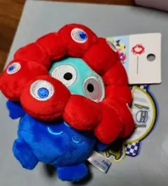 サンリオ　ミャクミャクなりきりぬいぐるみ　ハンギョドン　カラビナ付き