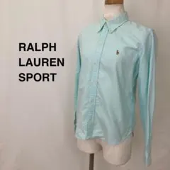 ラルフローレンスポーツ スリムフィットボタンダウンシャツ ライトブルー