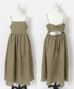 新品未使用 アーバンリサーチカーキ キャミワンピース ロングワンピース