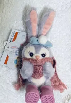 ステラルー　ぬいぐるみバッジ　ダンシングスノーフレークス ダッフィー＆フレンズ ダンシング・スノーフレークス ステラルー