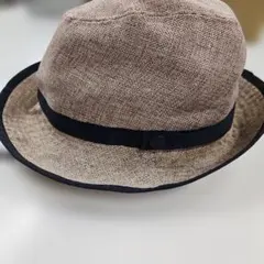 THE NORTH FACE ベージュハット ストラップ付き