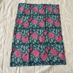 インド　ブロックプリントの布小物