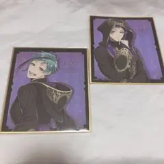 ジェイド&フロイド　ツイステ　トレーディングミニ色紙
